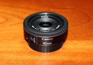 パンケーキレンズで写真撮影